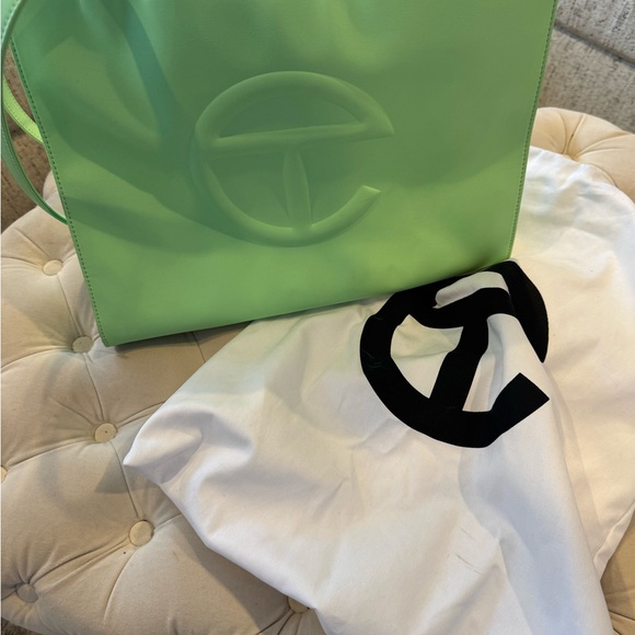Telfar Women's Green Tote Bag - Picture 1 of 4